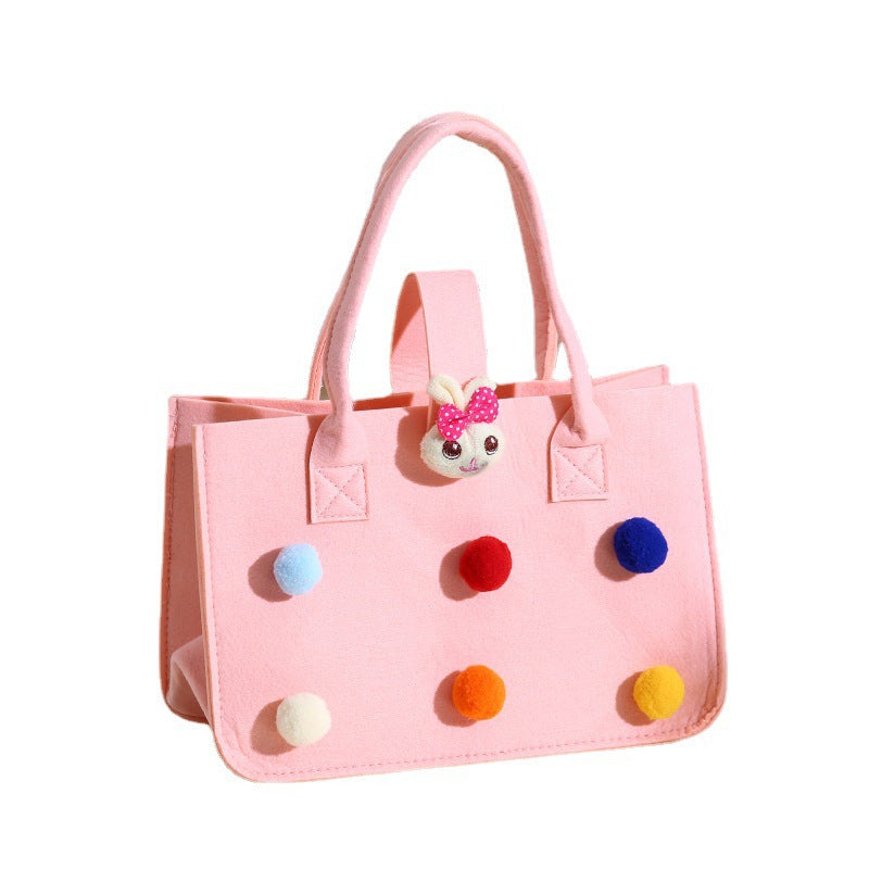 Felt handbag First birthday party return bag Wedding wedding companion candy bag Gift storage bag Item Picture