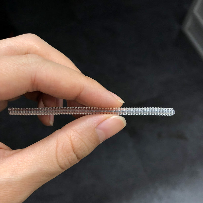 If the ring is too large, adjust the size of the ring opening, reduce the size of the ring, and change the invisible gasket to prevent it from falling off