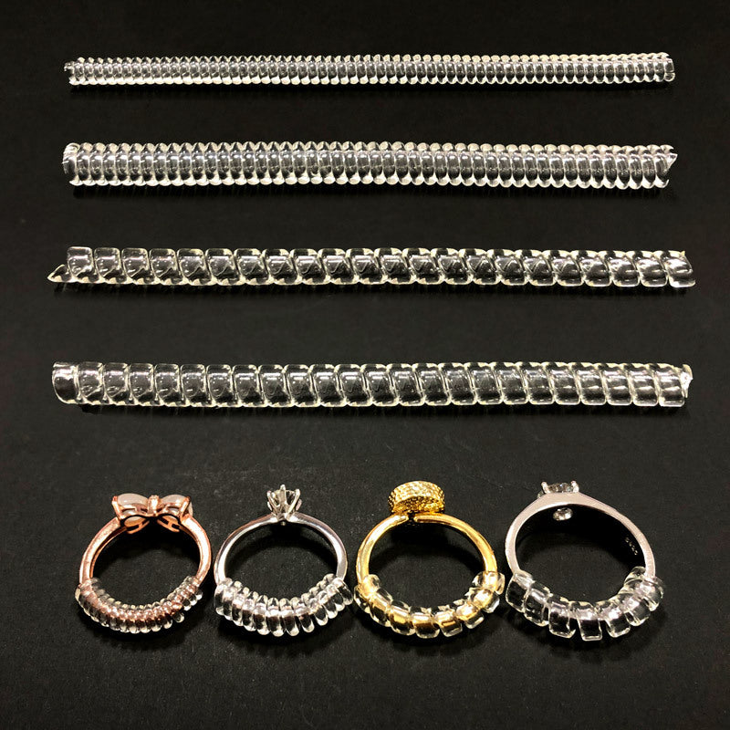 If the ring is too large, adjust the size of the ring opening, reduce the size of the ring, and change the invisible gasket to prevent it from falling off