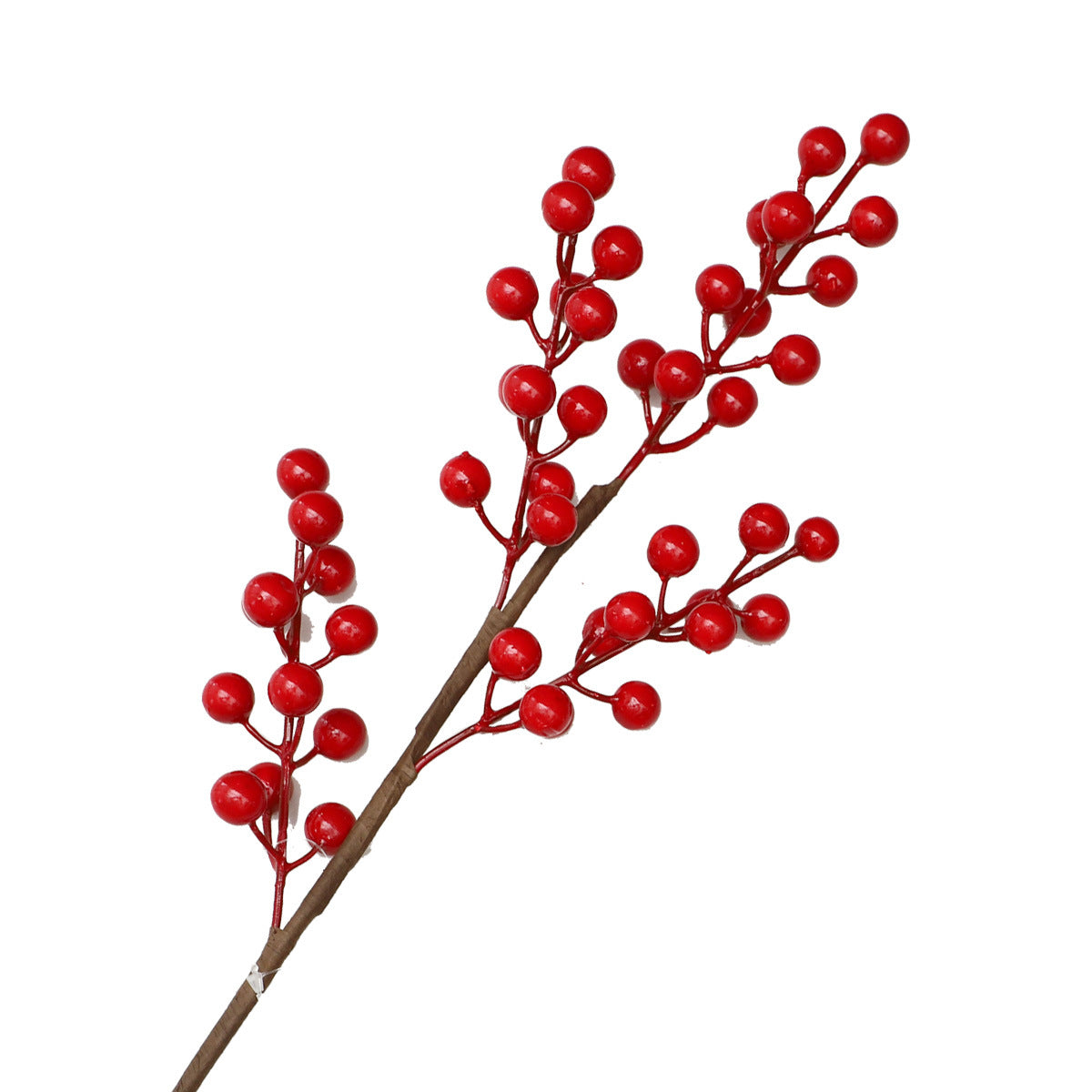 Air bin simulation red fruit New Year decoration rich fruit New Year blessing bucket decoration Christmas Holly red fruit fake flower wholesale 447